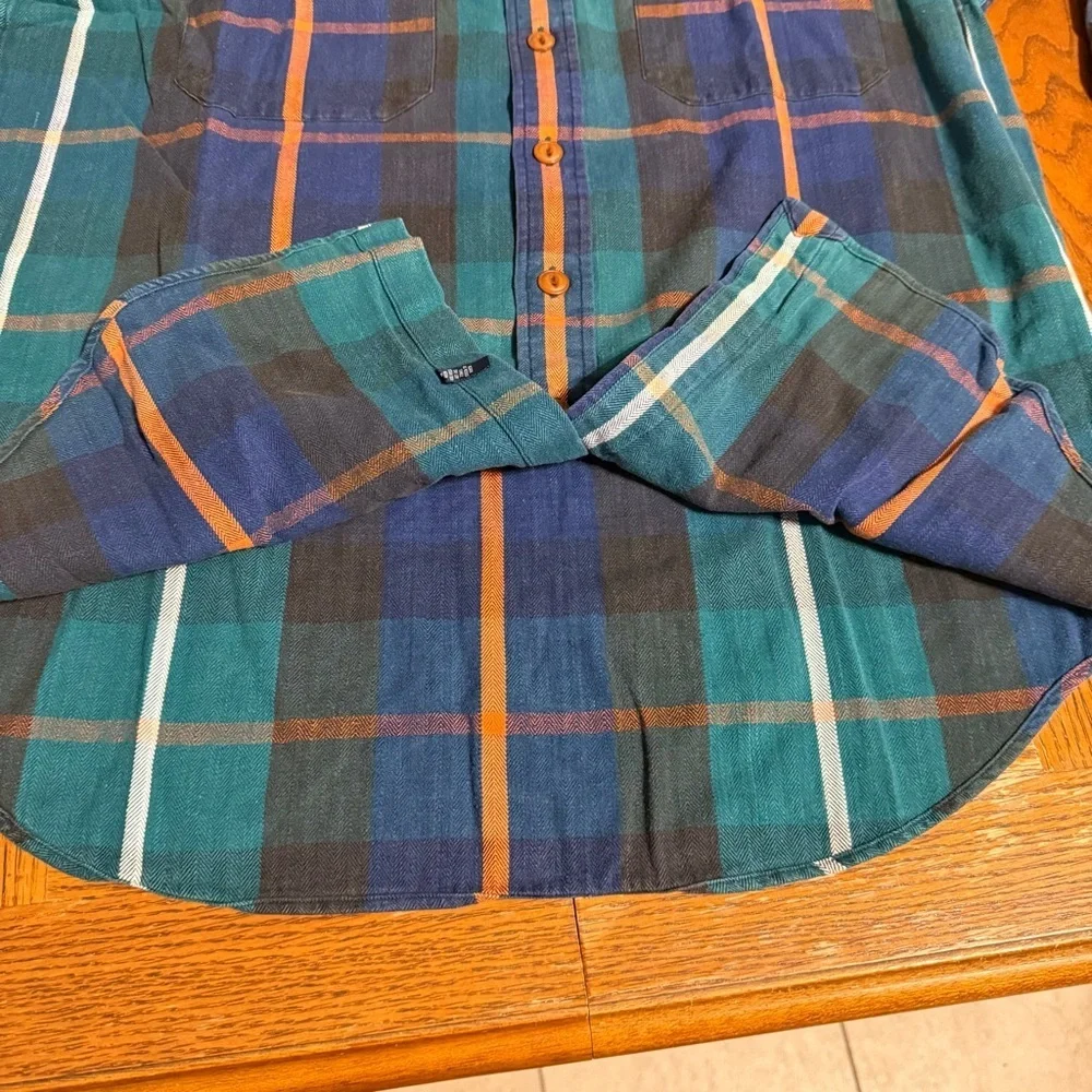VTG Polo Ralph Lauren Plaid Long Sleeve Button Up Shirt Sz M Y2K 90s Style